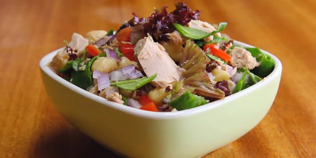 Салат с тунцом – вкусно, быстро и просто