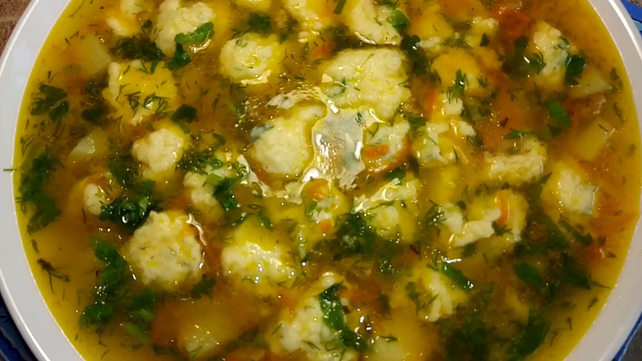 Обалденный суп с клецками — бомба